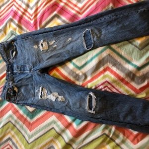 Levi’s patchwork jeans 28 x 28